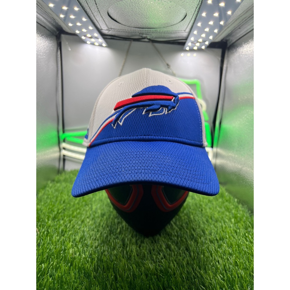 Buffalo Bills New Era 9FORTY Snapback Hat NFL Blue White Mesh Cap Mens OSFM
